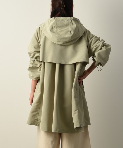 INTERPLANET（インタープラネット）の「ギャザースリーブフードコート（その他アウター・レディース・ブラック/カーキ/ライトベージュ・FREE）」の16枚目の写真