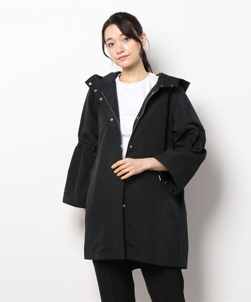 INTERPLANET（インタープラネット）の「ギャザースリーブフードコート（その他アウター・レディース・ブラック/カーキ/ライトベージュ・FREE）」の8枚目の写真