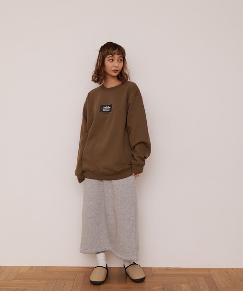 OUTDOOR PRODUCTS(アウトドアプロダクツ)の「【OUTDOOR PRODUCTS/アウトドアプロダクツ】冬の暖かいアイテム 裏ボアロングスカート(スカート・レディース・オリーブ/杢グレー/スミクロ・MEDIUM/LARGE)」の12枚目の写真