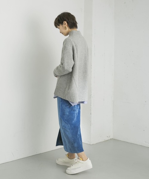 URBAN RESEARCH(アーバンリサーチ)の「ベロアタイトスカート(スカート・レディース・ブラウン/ブルー/ピンク・38/36)」の14枚目の写真