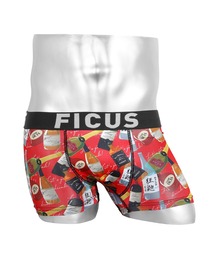 FICUS（フィークス）の「FICUS/フィークス ボクサーパンツ メンズ アンダーウェア 下着 ツルツル お酒 日本酒 ワイン ウィスキー（ボクサーパンツ）」