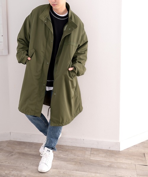 classicalelf(クラシカルエルフ)の「3WAYで使える優秀アイテム!ビッグシルエットM-65キルトライナー付きモッズコート 2枚セット(モッズコート・メンズ・ブラック/アイボリー/カーキ・X-LARGE/LARGE/MEDIUM)」の6枚目の写真