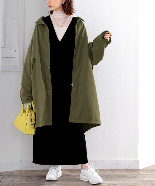 classicalelf(クラシカルエルフ)の「3WAYで使える優秀アイテム!ビッグシルエットM-65キルトライナー付きモッズコート 2枚セット(モッズコート・メンズ・ブラック/アイボリー/カーキ・X-LARGE/LARGE/MEDIUM)」の8枚目の写真