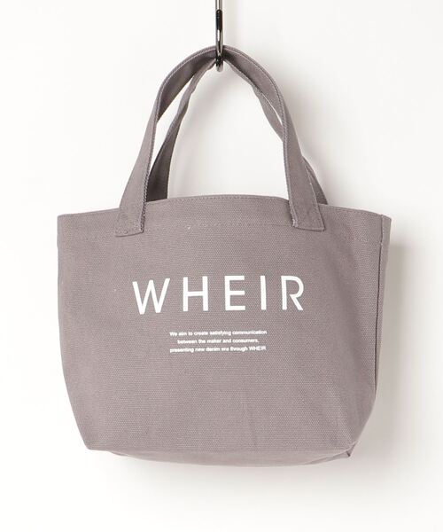 WHEIR（ウェア）の「WHEIR キャンバスランチトートバッグ（トートバッグ・レディース・ホワイト/ブラック/ベージュ/グレー/ライトベージュ・FREE）」の11枚目の写真