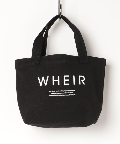 WHEIR（ウェア）の「WHEIR キャンバスランチトートバッグ（トートバッグ・レディース・ホワイト/ブラック/ベージュ/グレー/ライトベージュ・FREE）」の10枚目の写真