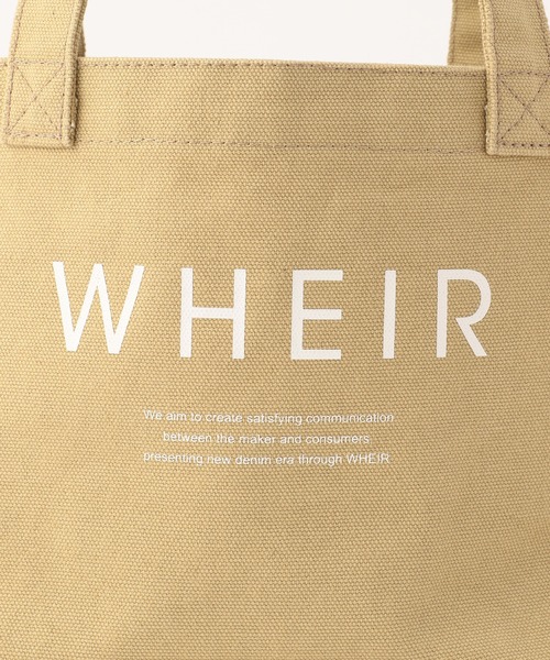 WHEIR（ウェア）の「WHEIR キャンバスランチトートバッグ（トートバッグ・レディース・ホワイト/ブラック/ベージュ/グレー/ライトベージュ・FREE）」の15枚目の写真