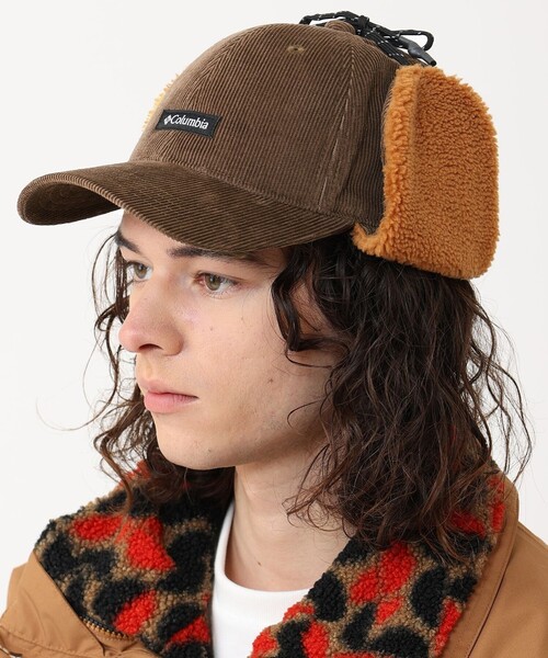 Columbia(コロンビア)の「Columbia/ ケンドリックパークファーフラップキャップ /コロンビア /コーデュロイ(キャップ・メンズ・ブラック/グリーン/ブラウン/ベージュ/ブラック系その他/オレンジ系その他/ライトグレー/ブラック×ブラック/ナチュラル/グレー/ブラウン系その他/ブラック系その他2・ONE SIZE)」の8枚目の写真