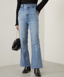 Chico | 裾スリットフレアデニムパンツ(デニムパンツ)