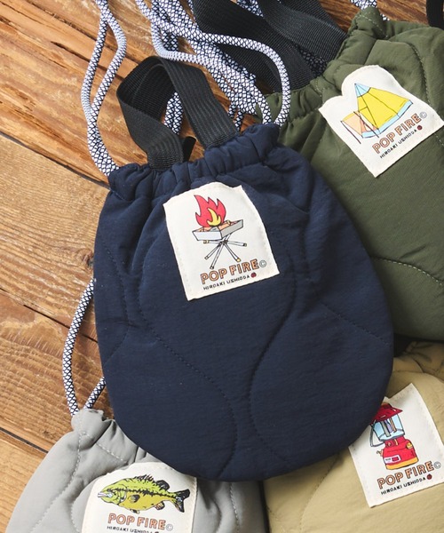 CIAOPANIC TYPY（チャオパニックティピー）の「【POPFIREｘCIAOPANIC TYPY】別注 巾着バッグ Mサイズ（ショルダーバッグ・レディース・レッド/イエロー/グリーン/イエロー系その他/レッド系その他/レッド系その他2・M）」の4枚目の写真