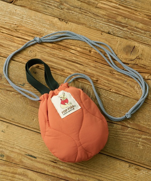 CIAOPANIC TYPY（チャオパニックティピー）の「【POPFIREｘCIAOPANIC TYPY】別注 巾着バッグ Mサイズ（ショルダーバッグ・レディース・レッド/イエロー/グリーン/イエロー系その他/レッド系その他/レッド系その他2・M）」の6枚目の写真