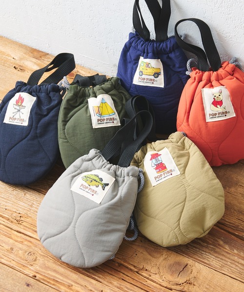 CIAOPANIC TYPY（チャオパニックティピー）の「【POPFIREｘCIAOPANIC TYPY】別注 巾着バッグ Mサイズ（ショルダーバッグ・レディース・レッド/イエロー/グリーン/イエロー系その他/レッド系その他/レッド系その他2・M）」の13枚目の写真