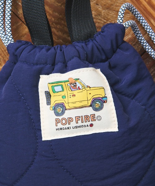 CIAOPANIC TYPY（チャオパニックティピー）の「【POPFIREｘCIAOPANIC TYPY】別注 巾着バッグ Mサイズ（ショルダーバッグ・レディース・レッド/イエロー/グリーン/イエロー系その他/レッド系その他/レッド系その他2・M）」の7枚目の写真