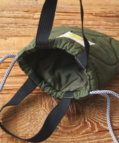 CIAOPANIC TYPY（チャオパニックティピー）の「【POPFIREｘCIAOPANIC TYPY】別注 巾着バッグ Mサイズ（ショルダーバッグ・レディース・レッド/イエロー/グリーン/イエロー系その他/レッド系その他/レッド系その他2・M）」の8枚目の写真