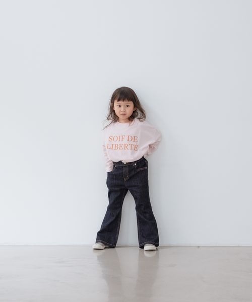 LOWRYS FARM(ローリーズファーム)の「ロゴTEELS 264241(Tシャツ/カットソー・キッズ・アイボリー/オフホワイト/ピンク・110cm/120cm/130cm/140cm/150cm)」の9枚目の写真
