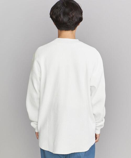 BEAUTY&YOUTH UNITED ARROWS（ビューティーアンドユースユナイテッドアローズ）の「BY 10oz ヘビー ウェイト サーマル カットソー（Tシャツ/カットソー・メンズ・ホワイト/ライトブルー/シルバー・S/M/L/XL/XXL）」の6枚目の写真