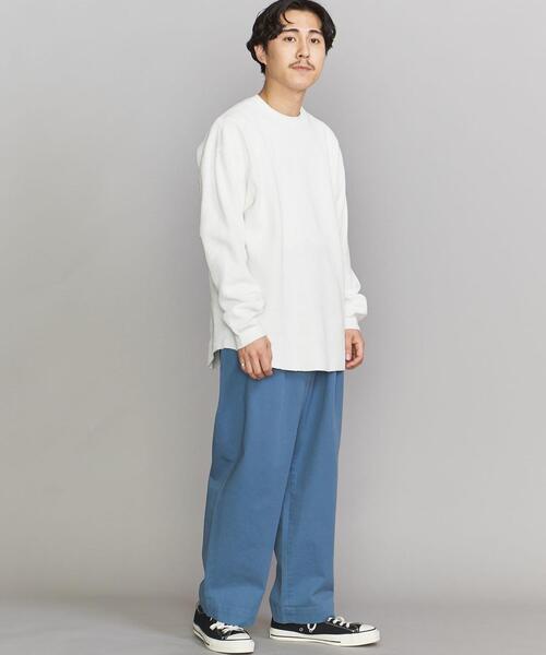 BEAUTY&YOUTH UNITED ARROWS（ビューティーアンドユースユナイテッドアローズ）の「BY 10oz ヘビー ウェイト サーマル カットソー（Tシャツ/カットソー・メンズ・ホワイト/ライトブルー/シルバー・S/M/L/XL/XXL）」の17枚目の写真