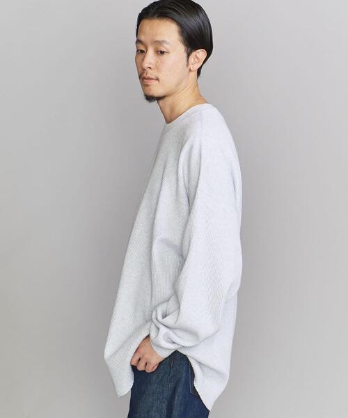 BEAUTY&YOUTH UNITED ARROWS（ビューティーアンドユースユナイテッドアローズ）の「BY 10oz ヘビー ウェイト サーマル カットソー（Tシャツ/カットソー・メンズ・ホワイト/ライトブルー/シルバー・S/M/L/XL/XXL）」の19枚目の写真