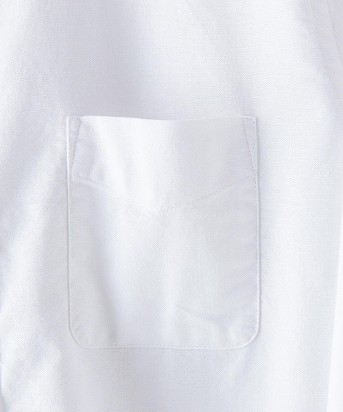 Blue Standard (ブルースタンダード)の「【BLUE STANDARD/ブルースタンダード】ラクケア イージーケア加工 オックスボタンダウンシャツ(シャツ/ブラウス・メンズ・ホワイト/ダークグリーン/ベージュ/ネイビー/ブルー系その他/スミクロ/ワイン・SMALL/MEDIUM/LARGE/X-LARGE)」の9枚目の写真