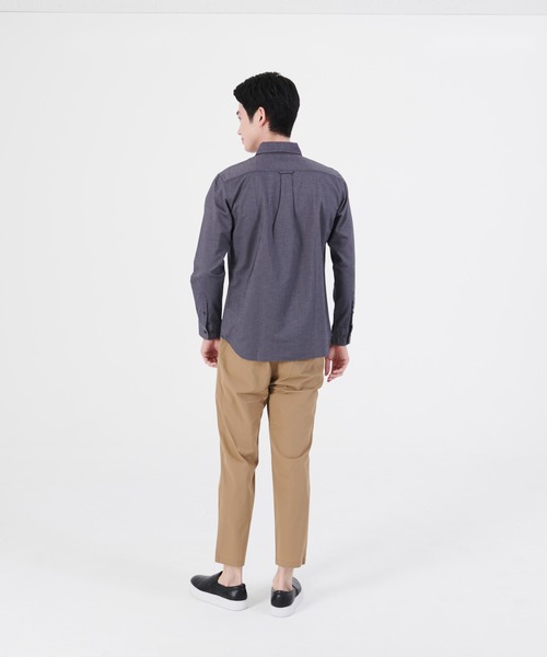 Blue Standard (ブルースタンダード)の「【BLUE STANDARD/ブルースタンダード】ラクケア イージーケア加工 オックスボタンダウンシャツ(シャツ/ブラウス・メンズ・ホワイト/ダークグリーン/ベージュ/ネイビー/ブルー系その他/スミクロ/ワイン・SMALL/MEDIUM/LARGE/X-LARGE)」の18枚目の写真