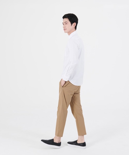 Blue Standard (ブルースタンダード)の「【BLUE STANDARD/ブルースタンダード】ラクケア イージーケア加工 オックスボタンダウンシャツ(シャツ/ブラウス・メンズ・ホワイト/ダークグリーン/ベージュ/ネイビー/ブルー系その他/スミクロ/ワイン・SMALL/MEDIUM/LARGE/X-LARGE)」の12枚目の写真