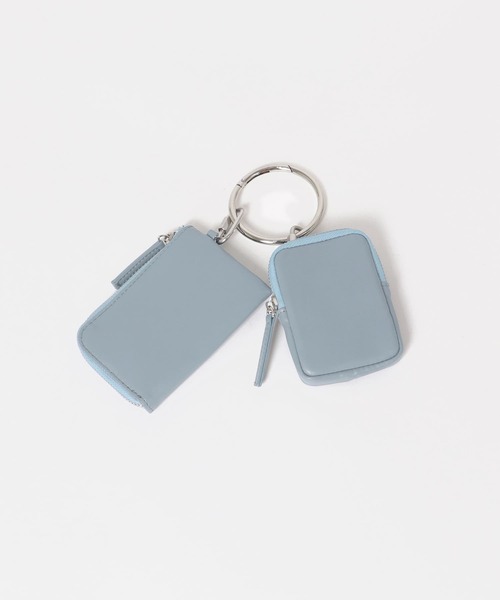 URBAN RESEARCH Sonny Label（アーバンリサーチサニーレーベル）の「ミニウォレット付きトライアングルバッグ（ショルダーバッグ・レディース・ブラック/オフホワイト/ブルー・ONE）」の14枚目の写真