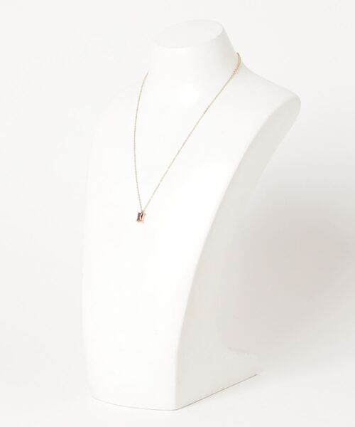 9ban（キューバン）の「【9ban】キューバン/Stone  necklace（ネックレス・レディース・レッド/エメラルド・FREE）」の3枚目の写真