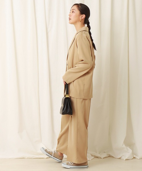 libelle more（リベル モア）の「ロングジャケット　セットアップ（セットアップ・レディース・ミント/ベージュ/ブラック/モカ・L/M）」の13枚目の写真