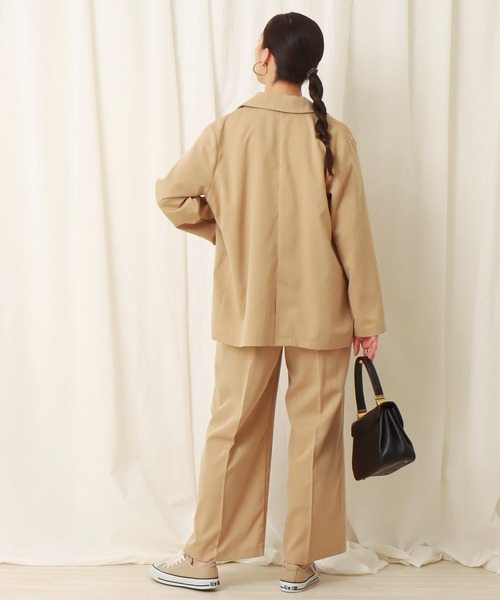 libelle more（リベル モア）の「ロングジャケット　セットアップ（セットアップ・レディース・ミント/ベージュ/ブラック/モカ・L/M）」の14枚目の写真