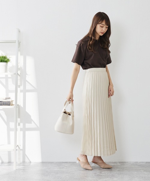 menue(メヌエ)の「ポインテッドトゥリブニットクリアヒールサンダル(サンダル・レディース・ブラック/ベージュ/ブラウン・LL/S/M/L)」の9枚目の写真