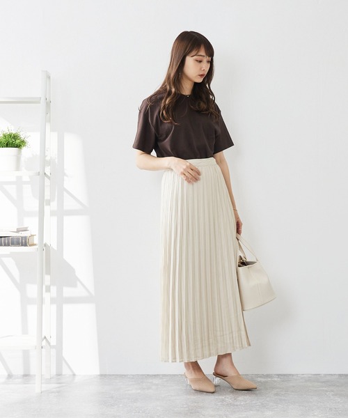 menue(メヌエ)の「ポインテッドトゥリブニットクリアヒールサンダル(サンダル・レディース・ブラック/ベージュ/ブラウン・LL/S/M/L)」の14枚目の写真