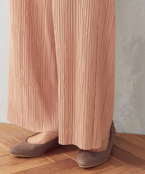 COMME CA ISM（コムサイズム）の「【セットアップ対応】 プリーツパンツ（その他パンツ・レディース・アイボリー/オレンジ/チャコール・MEDIUM/LARGE）」の5枚目の写真