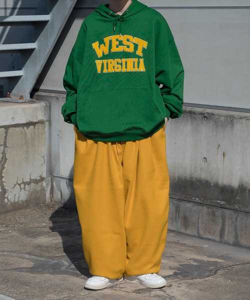 kutir(クティール)の「サガラ刺繍カレッジロゴパーカー(パーカー・メンズ・ライトグレー/イエロー/グリーン/ラベンダー・MEDIUM/LARGE)」の12枚目の写真