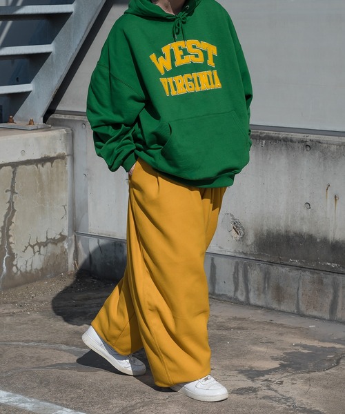 kutir(クティール)の「サガラ刺繍カレッジロゴパーカー(パーカー・メンズ・ライトグレー/イエロー/グリーン/ラベンダー・MEDIUM/LARGE)」の13枚目の写真