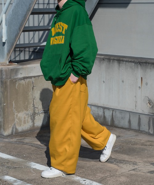 kutir(クティール)の「サガラ刺繍カレッジロゴパーカー(パーカー・メンズ・ライトグレー/イエロー/グリーン/ラベンダー・MEDIUM/LARGE)」の14枚目の写真