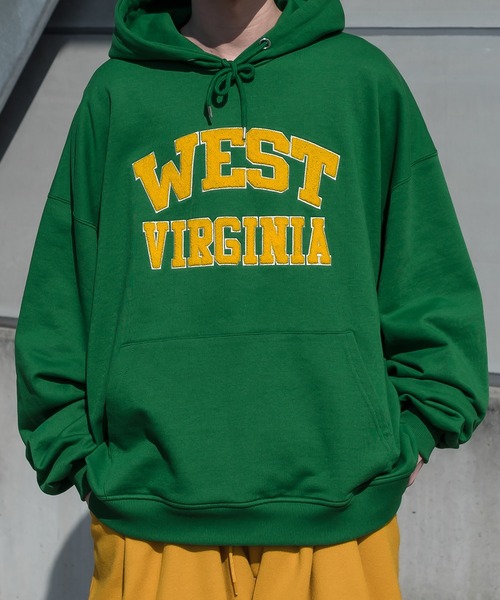 kutir(クティール)の「サガラ刺繍カレッジロゴパーカー(パーカー・メンズ・ライトグレー/イエロー/グリーン/ラベンダー・MEDIUM/LARGE)」の15枚目の写真