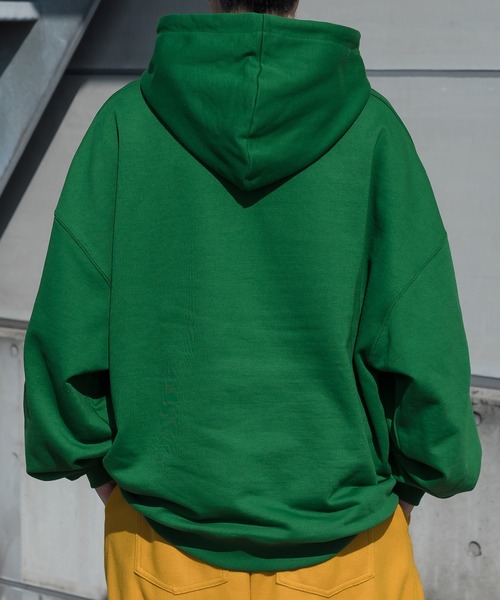 kutir(クティール)の「サガラ刺繍カレッジロゴパーカー(パーカー・メンズ・ライトグレー/イエロー/グリーン/ラベンダー・MEDIUM/LARGE)」の17枚目の写真