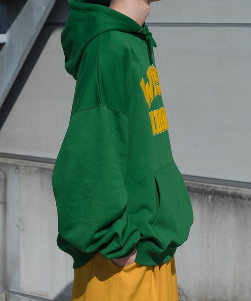 kutir(クティール)の「サガラ刺繍カレッジロゴパーカー(パーカー・メンズ・ライトグレー/イエロー/グリーン/ラベンダー・MEDIUM/LARGE)」の16枚目の写真