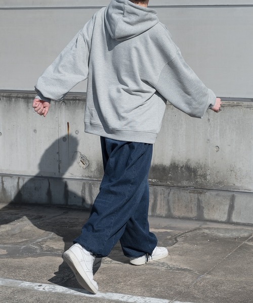 kutir(クティール)の「サガラ刺繍カレッジロゴパーカー(パーカー・メンズ・ライトグレー/イエロー/グリーン/ラベンダー・MEDIUM/LARGE)」の7枚目の写真