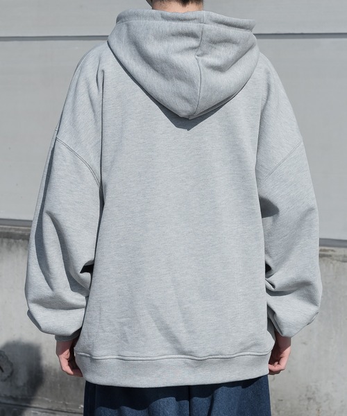 kutir(クティール)の「サガラ刺繍カレッジロゴパーカー(パーカー・メンズ・ライトグレー/イエロー/グリーン/ラベンダー・MEDIUM/LARGE)」の10枚目の写真