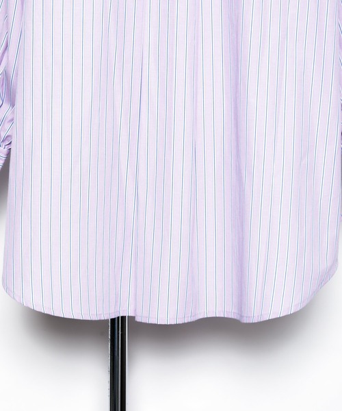 AS KNOW AS PINKY（アズノゥアズピンキー）の「サラリラバンドカラーシャツ（シャツ/ブラウス・レディース・オフホワイト/グリーン/パープル/イエロー・FREE）」の20枚目の写真