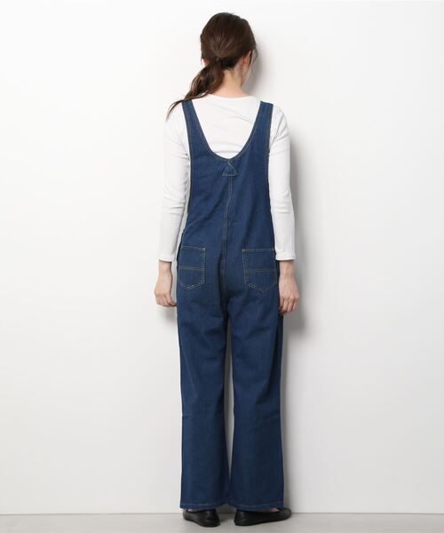 WC（ダブル シー）の「デニムオーバーオール（サロペット/オーバーオール・レディース・インディゴブルー/ライトインディゴブルー・FREE）」の4枚目の写真