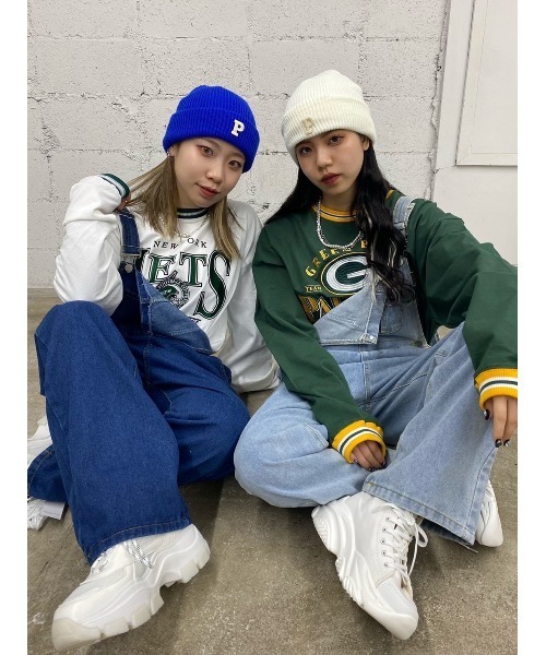 WC（ダブル シー）の「デニムオーバーオール（サロペット/オーバーオール・レディース・インディゴブルー/ライトインディゴブルー・FREE）」の7枚目の写真