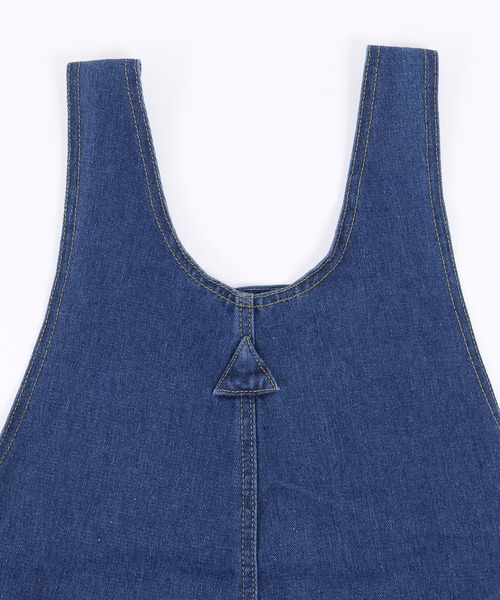 WC（ダブル シー）の「デニムオーバーオール（サロペット/オーバーオール・レディース・インディゴブルー/ライトインディゴブルー・FREE）」の16枚目の写真