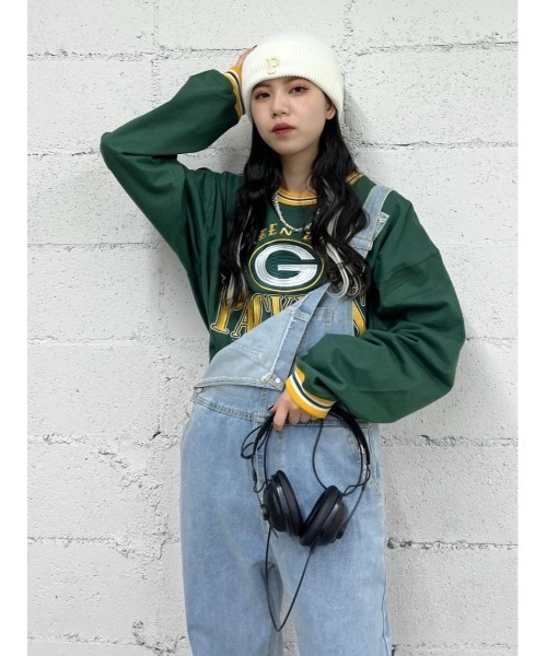 WC（ダブル シー）の「デニムオーバーオール（サロペット/オーバーオール・レディース・インディゴブルー/ライトインディゴブルー・FREE）」の11枚目の写真