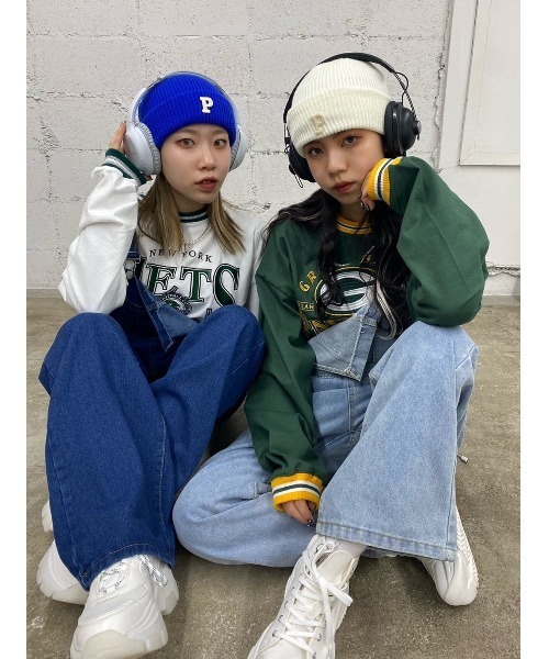 WC（ダブル シー）の「デニムオーバーオール（サロペット/オーバーオール・レディース・インディゴブルー/ライトインディゴブルー・FREE）」の8枚目の写真