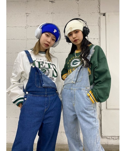 WC（ダブル シー）の「デニムオーバーオール（サロペット/オーバーオール・レディース・インディゴブルー/ライトインディゴブルー・FREE）」の6枚目の写真