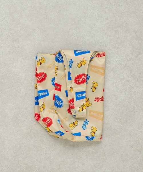 ear PAPILLONNER（イアパピヨネ）の「”HARIBO(ハリボー)”  収納用巾着付き エコバッグ（エコバッグ/サブバッグ・レディース・レッド/アイボリー・FREE）」の21枚目の写真