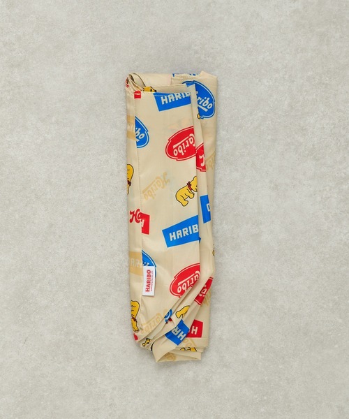 ear PAPILLONNER（イアパピヨネ）の「”HARIBO(ハリボー)”  収納用巾着付き エコバッグ（エコバッグ/サブバッグ・レディース・レッド/アイボリー・FREE）」の4枚目の写真