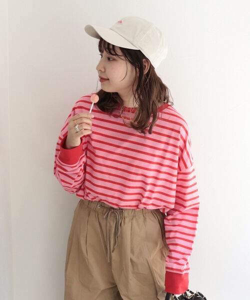 DANTON（ダントン）の「【DANTON/ダントン】6PANEL CAP パネルキャップ（キャップ・レディース・ブラック/ベージュ/ネイビー/オフホワイト・FREE）」の5枚目の写真