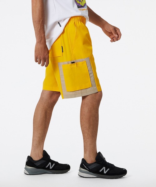 NEW BALANCE（ニューバランス）の「NB AT ショーツ（その他パンツ・メンズ・イエロー/ライトブラウン・LARGE/MEDIUM/X-LARGE/SMALL/XX-LARGE）」の6枚目の写真